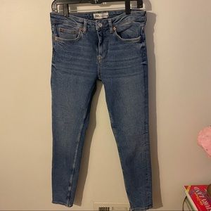 Zara high waisted skinny jeans
